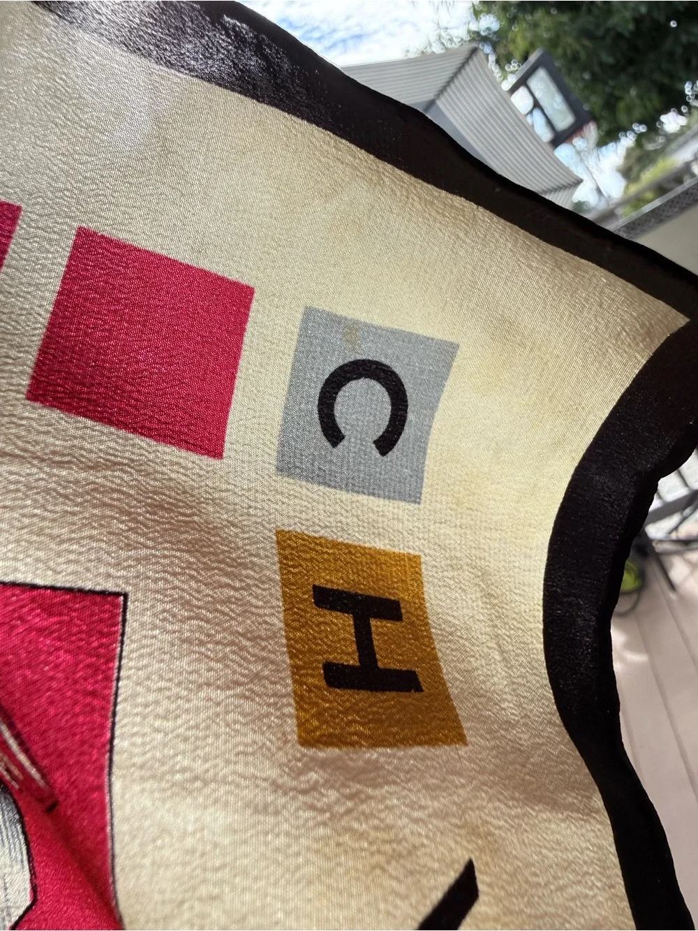 Chanel Silk Large Scarf